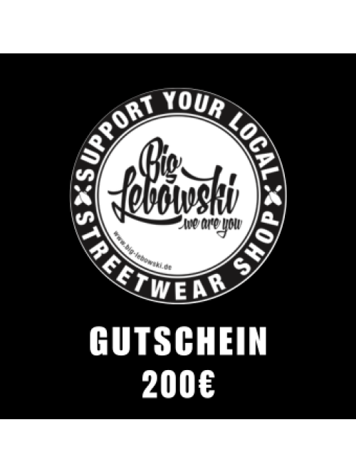 BIG LEBOWSKI GUTSCHEIN 200 EURO
