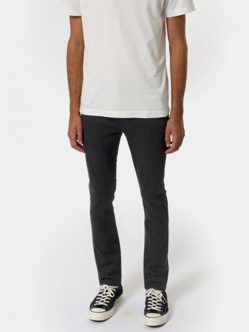 Nudie Lean Dean Jeans Dry Ever Black