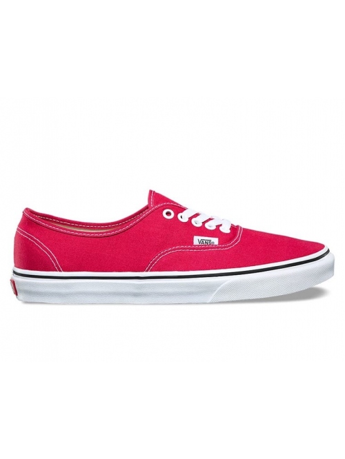 VANS AUTHENTIC SHOE CRIMSON/TRUE WHITE