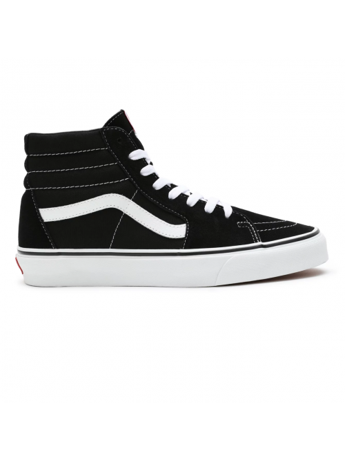 VANS SK8 HI SHOE BLACK/BLACK/WHITE