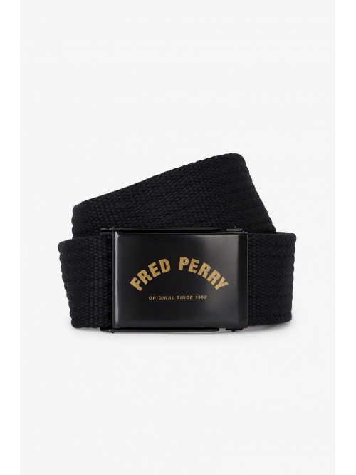 FRED PERRY ARCH BRANDED WEBBING BELT