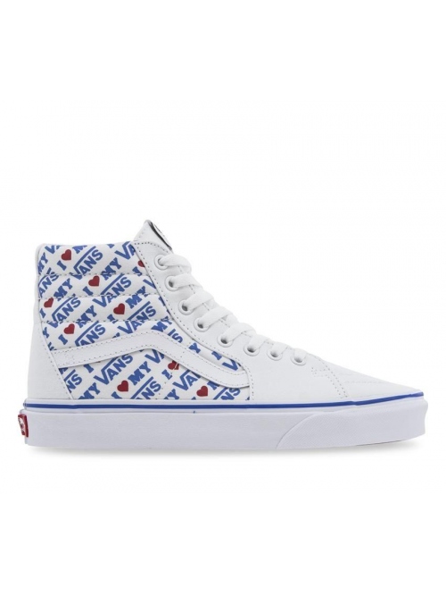 VANS SK8 HI HEART VANS SHOE TRUE WHITE