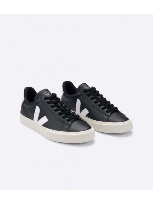 VEJA CAMPO CHROMEFREE SHOE BLK/WHT