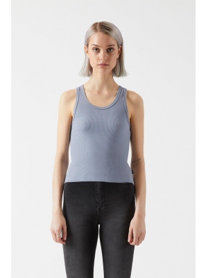 DRDENIM DEMI W`RIB TANK TOP