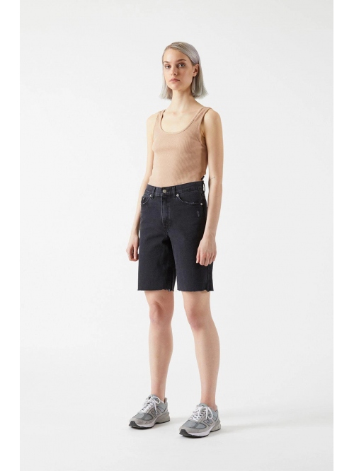 DRDENIM ECHO SHORTS CHARCOAL BLACK