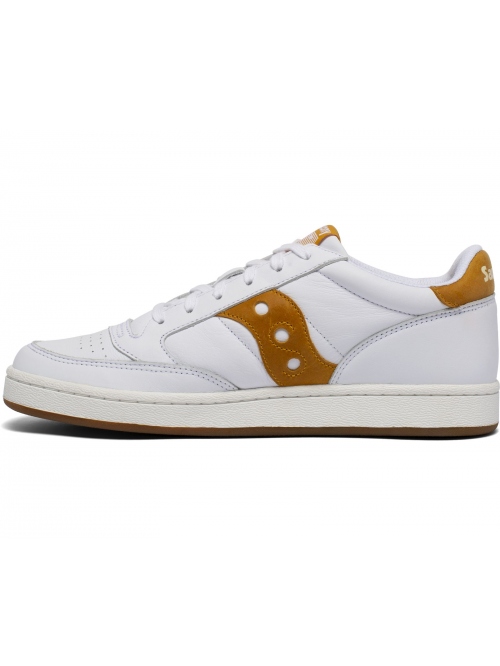 SAUCONY JAZZ COURT SHOE WHT/YELLOW