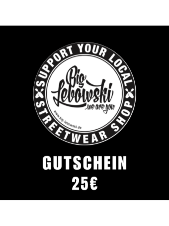 BIG LEBOWSKI GUTSCHEIN 25 EURO