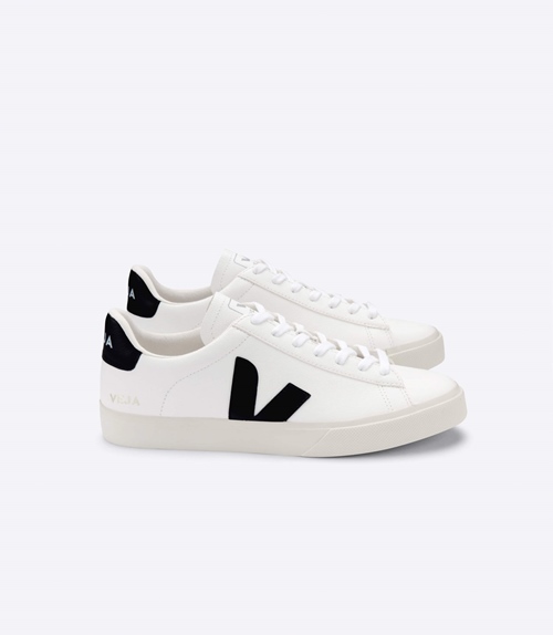 VEJA CAMPO CHROMEFREE SHOE WHT/BLK