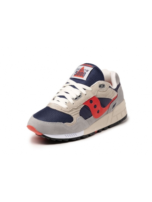 SAUCONY SHADOW 5000 SHOE NAVY/RED