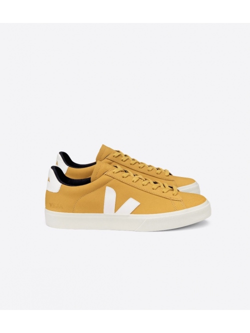 VEJA CAMPO NUBUCK WSHOE MOUTARDE/WHT