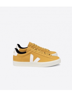 VEJA CAMPO NUBUCK WSHOE MOUTARDE/WHT