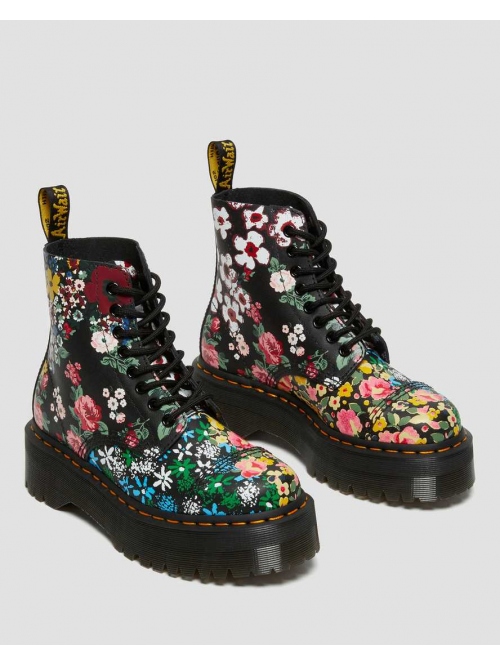 DR.MARTENS SINCLAIR BOOT BLK FLORAL