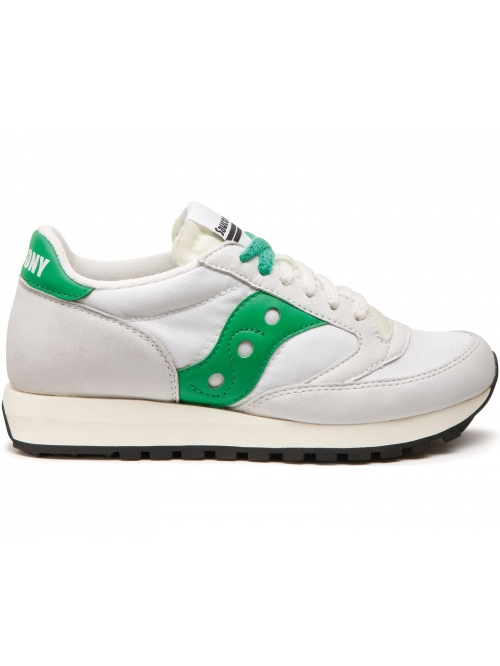 SAUCONY JAZZ 81 SHOE WHT/GREEN