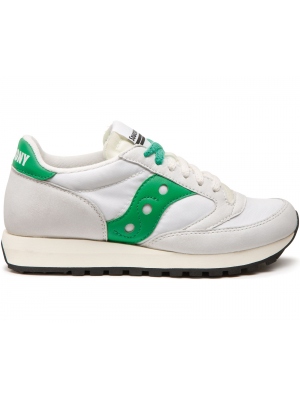 SAUCONY JAZZ 81 SHOE WHT/GREEN
