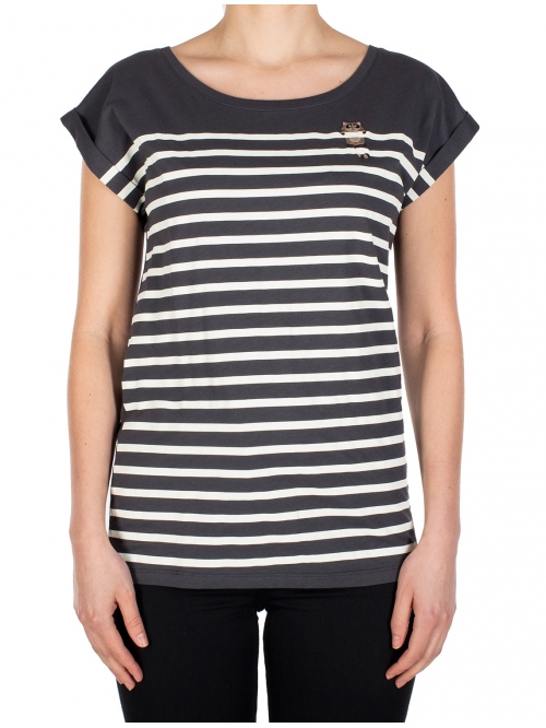 IRIEDAILY RACOON  STRIPE W`TSHIRT