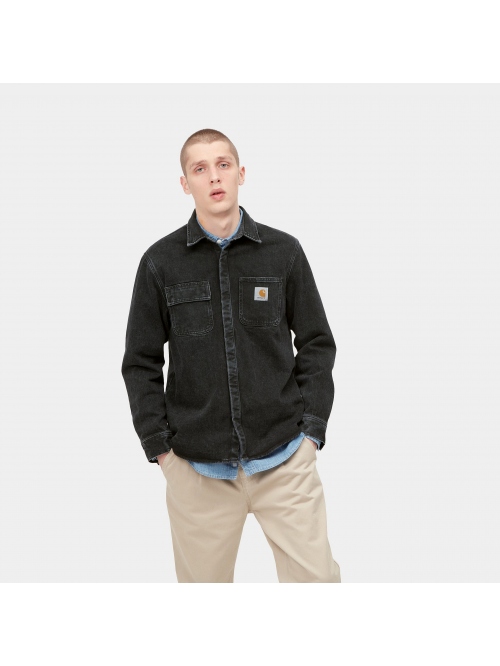 CARHARTT WIP SALINAC SHIRT JKT BLACKSTON