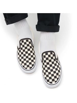VANS CLASSIC SLIP ON SHOE BLK/WHT CHECK