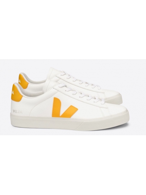 VEJA CAMPO CHROMEFREE W`SHOE WHITE/OURO
