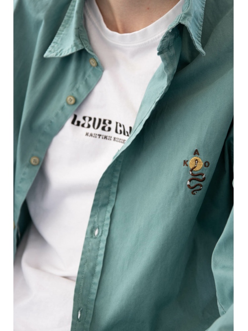 KAOTIKO CAMISA WASHED SNAKE SHIRT