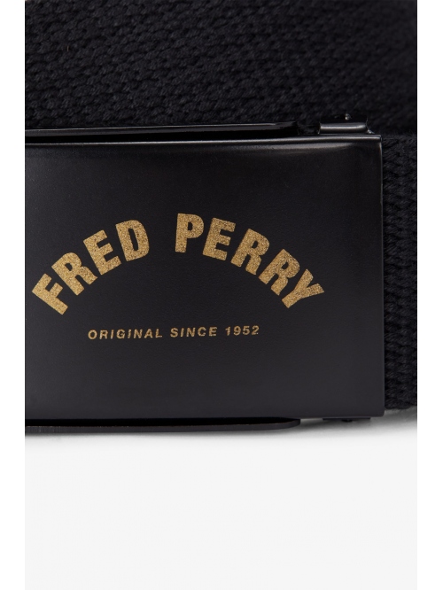 FRED PERRY ARCH BRANDED WEBBING BELT