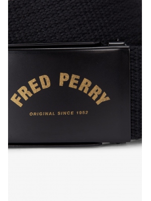 FRED PERRY ARCH BRANDED WEBBING BELT