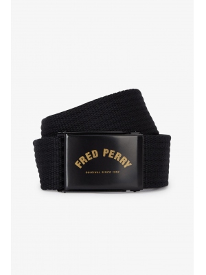 FRED PERRY ARCH BRANDED WEBBING BELT
