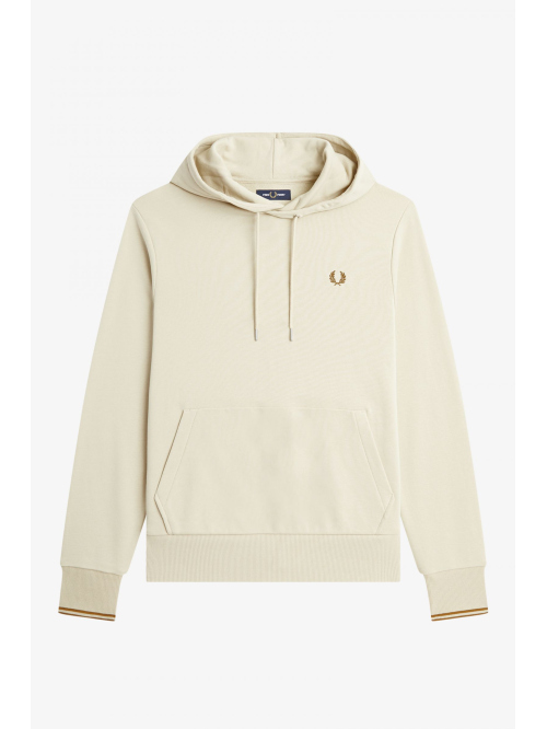 FRED PERRY TIPPED HOODED SWEATSHIRT