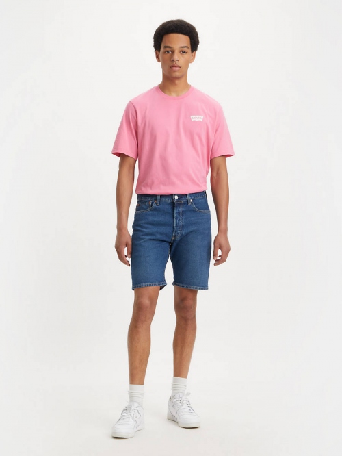 LEVIS 501 HEMMED SHORT BLEU EYES BREAK