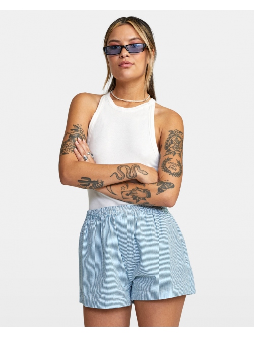 RVCA SEERSUCKER SAWYER WSHORT