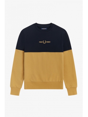 FRED PERRY COLOURBLOCK SWEATSHIRT