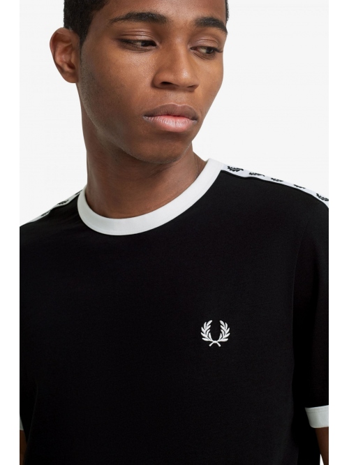 FRED PERRY TAPED RINGER T SHIRT
