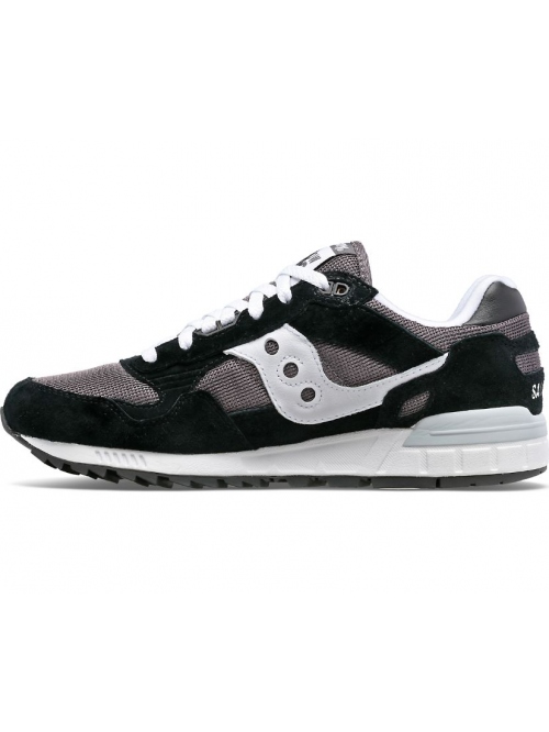 SAUCONY SHADOW 5000 SHOE BLK/GRAY/WHT