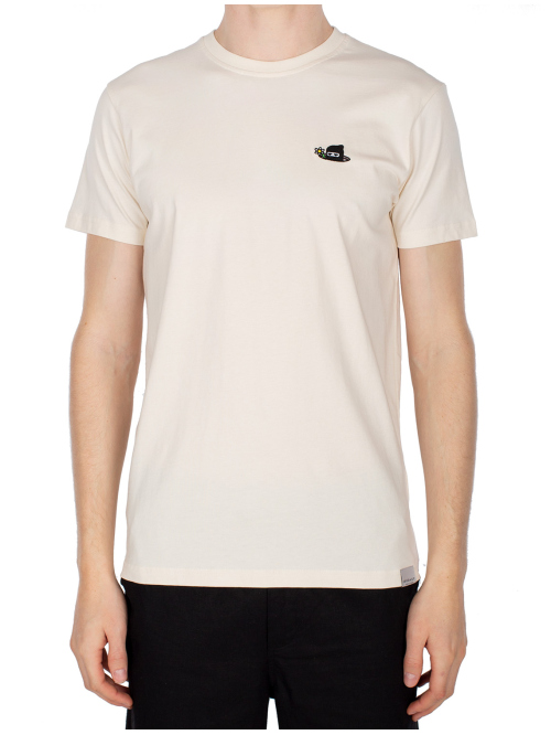 IRIEDAILY DRAINFLOWER EMB T SHIRT