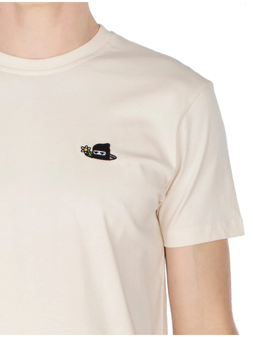 IRIEDAILY DRAINFLOWER EMB T SHIRT