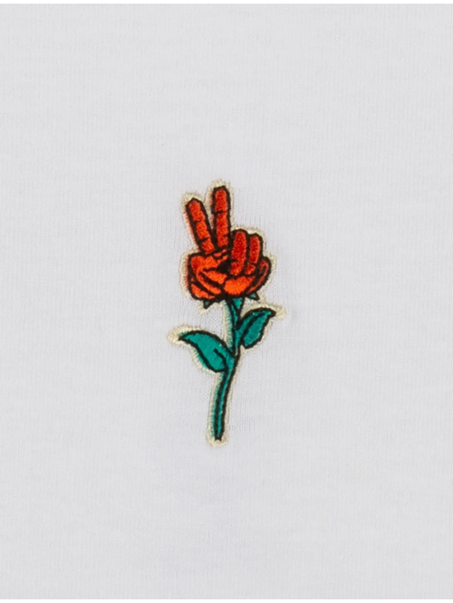IRIEDAILY PEACEROSE EMB T SHIRT