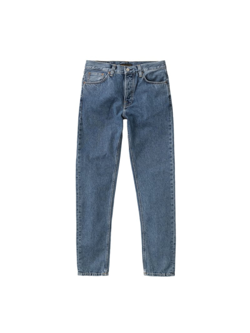 NUDIE STEADY EDDIE II JEANS WAVY BLUES