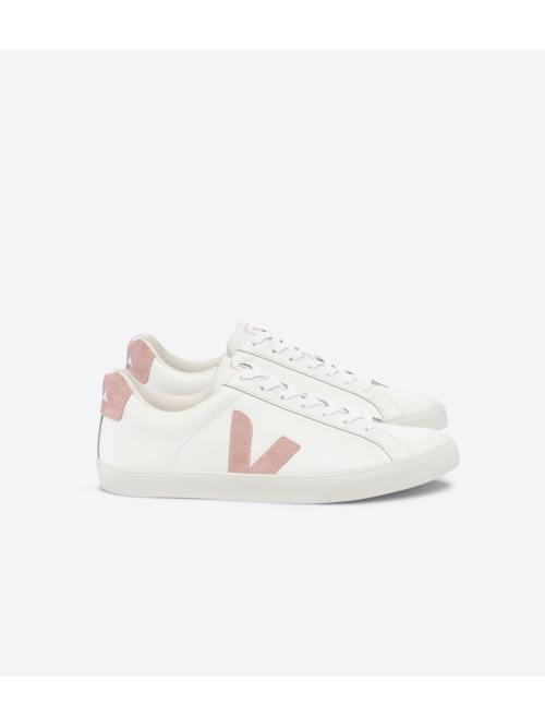 VEJA ESPLAR LEATHER  WSHOE WHT/BABE