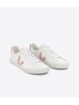 VEJA ESPLAR LEATHER  WSHOE WHT/BABE