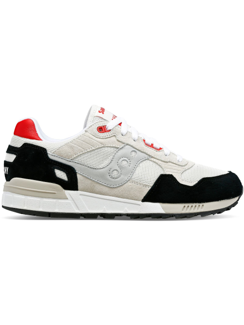 SAUCONY SHADOW 5000 SHOE WHT/BLK/RED