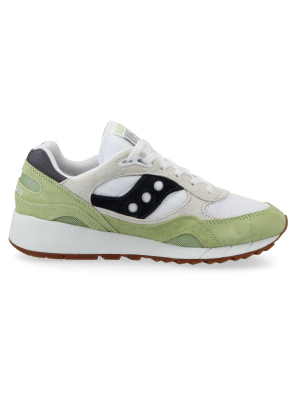 SAUCONY SHADOW 6000 SHOE WHT/MINT/NAVY