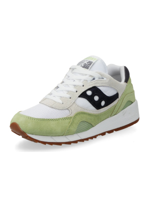 SAUCONY SHADOW 6000 SHOE WHT/MINT/NAVY