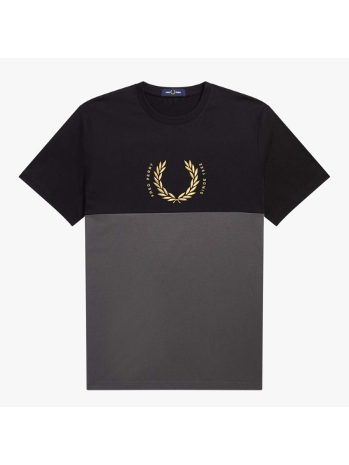 FRED PERRY CIRCLE BRANDING COLOR T SHIRT
