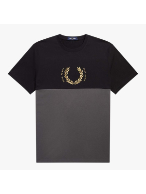 FRED PERRY CIRCLE BRANDING COLOR T SHIRT