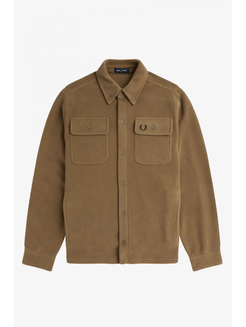 FRED PERRY REVERSE FLEECEBACK OVERSHIRT