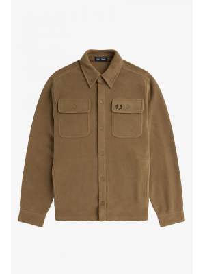 FRED PERRY REVERSE FLEECEBACK OVERSHIRT