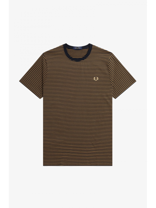 FRED PERRY FINE STRIPE T SHIRT