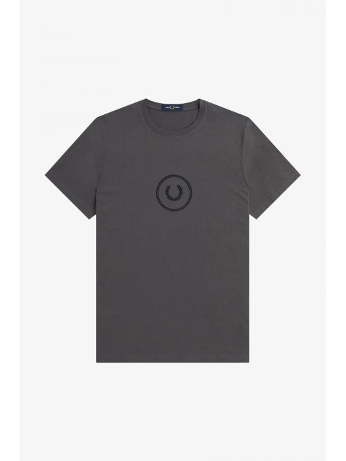 FRED PERRY CIRCLE BRANDING T SHIRT