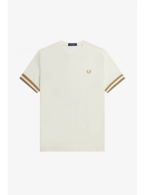 FRED PERRY BOLD TIPPED PIQUE T SHIRT