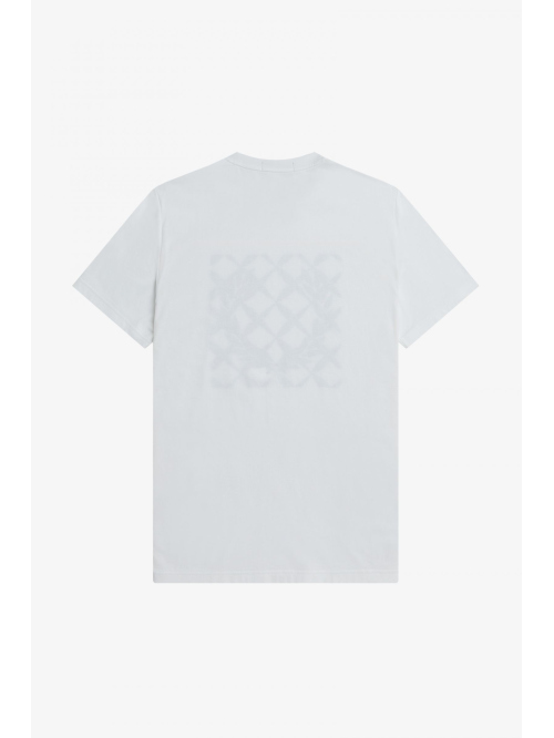 FRED PERRY CROSS STITCH PRINTED T SHIRT