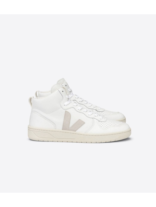 VEJA V 15 LEATHER WSHOE WHT/NATURAL